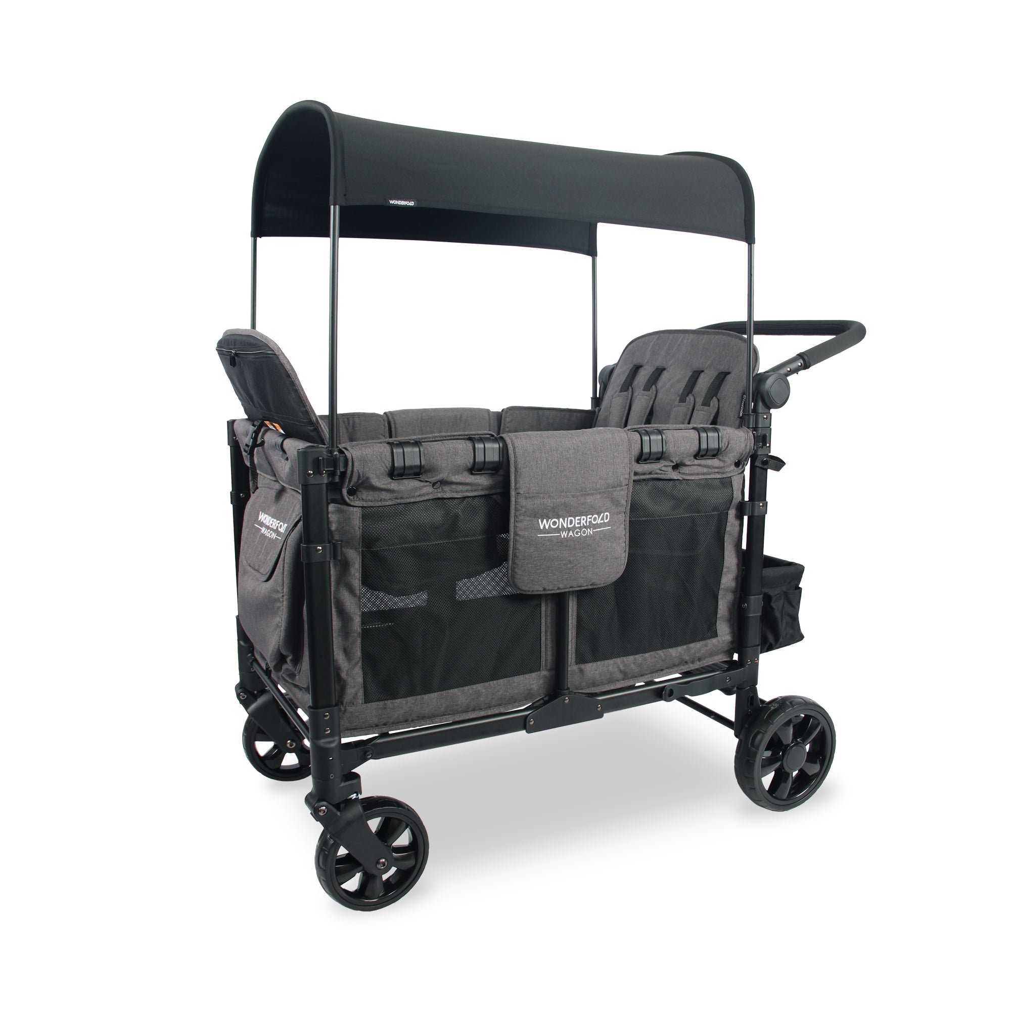 stroller wagon south africa W4 ELITE 4-seater multi-function wagon stroller GRAY