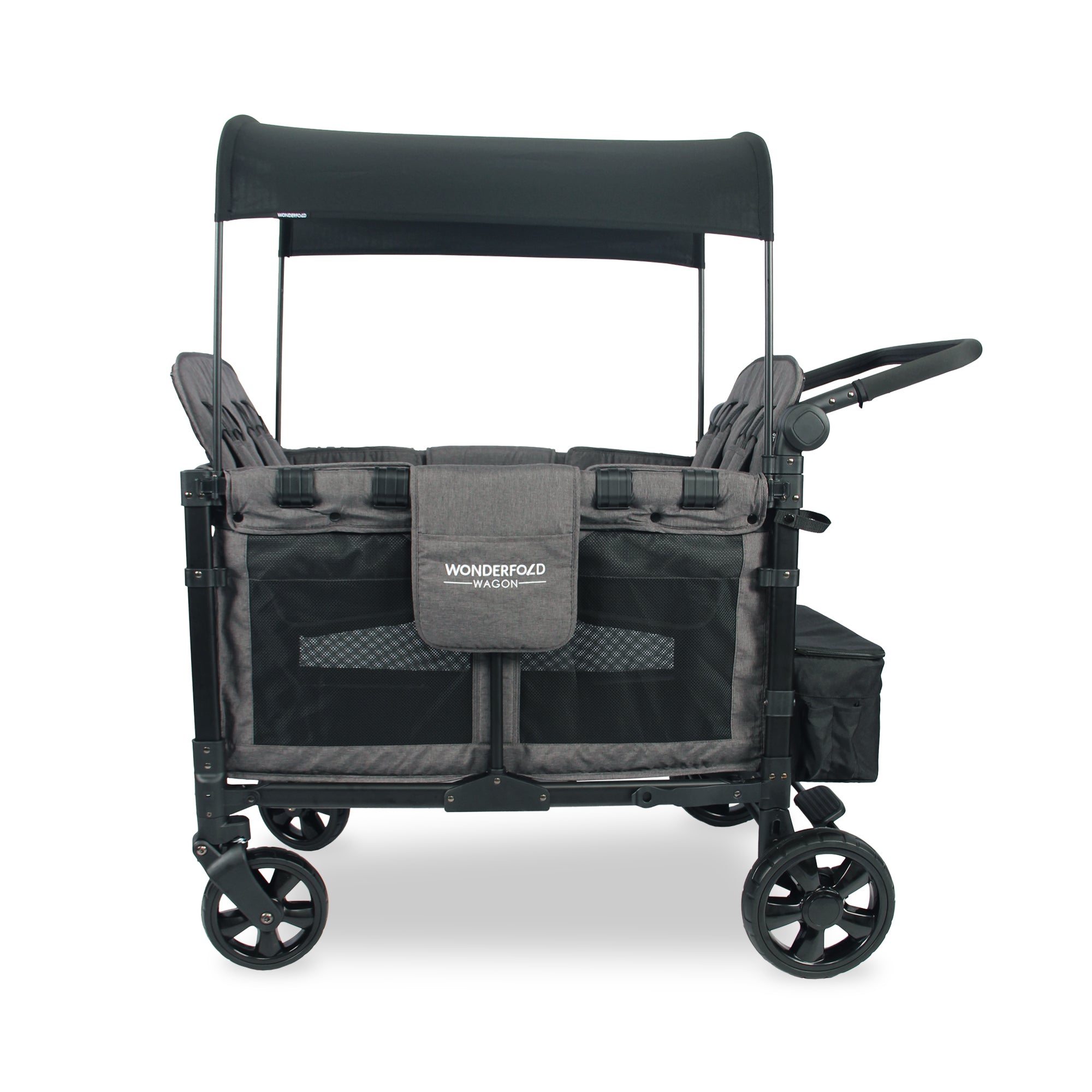 4 person wagon stroller W4 ELITE 4-seater multi-function wagon stroller GRAY