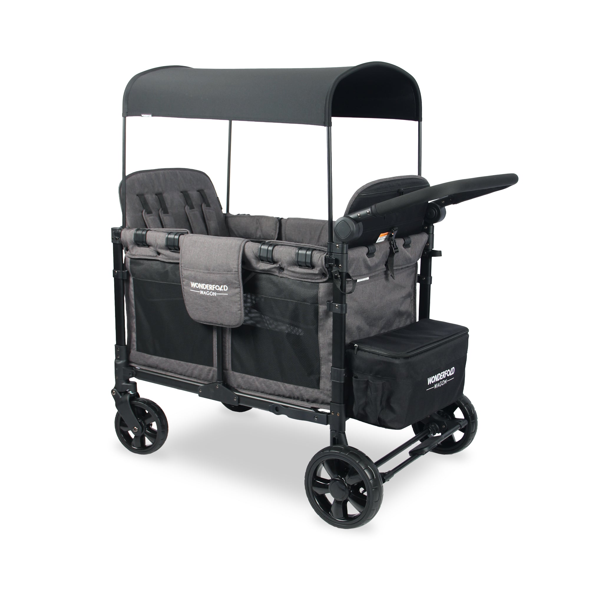wagon stroller 4 passenger W4 ELITE 4-seater multi-function wagon stroller GRAY