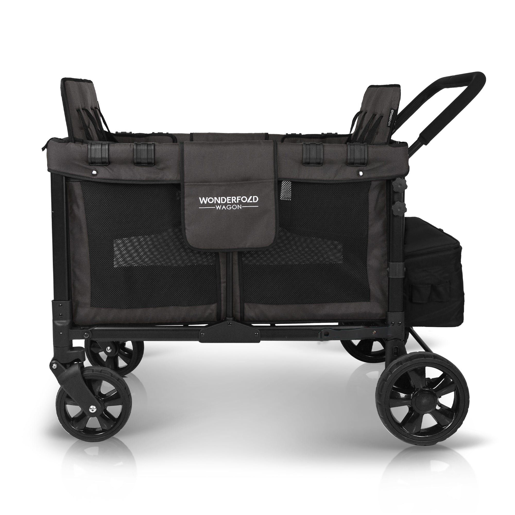 wonderfold w4 original 4 seater stroller wagon W4 ORIGINAL multi-function wagon stroller BLACK